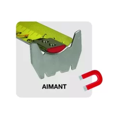 Mètre Ruban Black Bull METRICA - 0807 -Outils Pour La Maison 08075 08078 2 2