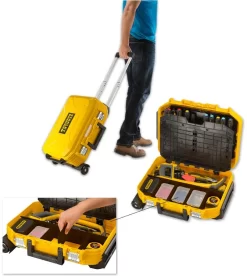 Valise De Maintenance STANLEY - A Roulettes Contenant Plus De 100 Pieces - FMST1-75530 -Outils Pour La Maison BDA10059 1