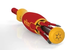 Tournevis Porte Embout Slim VDE 75 Mm WIHA Liftup - 6 Embouts FENTE /PH /XENO PZ2 - 38611 -Outils Pour La Maison EGA20050 4
