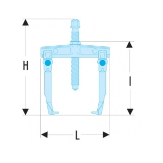 Extracteur 3 Griffes Longues 25-260 Mm FACOM - U.20B 3 Extracteur 3 Griffes Longues 25-260 Mm FACOM - U.20B