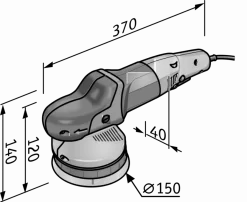 Polisseuse Excentrique XFE 7-15 Ø150 Mm FLEX - 418080 -Outils Pour La Maison FLE00054 3