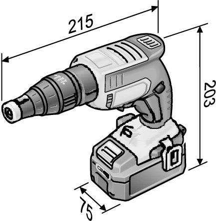 Visseuse à Placo 18V DW 45 18.0-EC FLEX - Sans Batterie Ni Chargeur - En Coffret Avec Accessoires - 447757 3 Visseuse à Placo 18V DW 45 18.0-EC FLEX - Sans Batterie Ni Chargeur - En Coffret Avec Accessoires - 447757