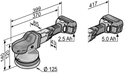 Polisseuse Excentrique 18V XCE 8 125 18.0-EC FLEX - Sans Batterie Ni Chargeur - En L-Boxx - 459070 -Outils Pour La Maison FLE00115 8