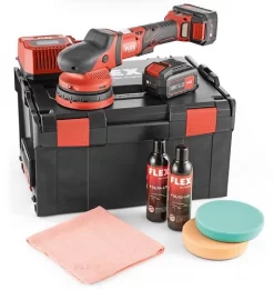 Polisseuse Excentrique 18V XFE 15 150 18.0-EC/5.0 P-Set C FLEX - 2 Batteries + Chargeur - En Coffret - 461245 -Outils Pour La Maison FLE00122 1