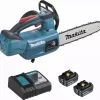 Tronçonneuse D'élagage 18 V Li-Ion 5 Ah 25 Cm MAKITA - 2 Batteries Et Chargeur - DUC254RT2 -Outils Pour La Maison MAK0372 1