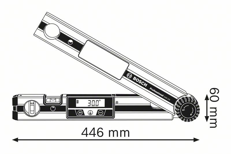 Mesureur D'angles BOSCH GAM 220 - 0601076500
