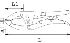 Pince Etau Grande Capacite Mors Mobile SAM - 21235 -Outils Pour La Maison SAM01098 5