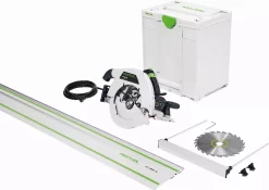 Scie Circulaire Portative Plongeante FESTOOL HK 85 EB-Plus-FS + Rail De Guidage FS 1400/2 Et Lame De Scie Ø 230 Mm - 576138