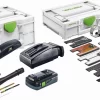 Scie Sauteuse Sans Fil FESTOOL PSC 420 HPC EBI-Set CARVEX - Batterie 4Ah + Chargeur Rapide + Systainer 13 Accessoires - 576523