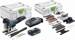 Scie Sauteuse Sans Fil FESTOOL PSC 420 HPC EBI-Set CARVEX - Batterie 4Ah + Chargeur Rapide + Systainer 13 Accessoires - 576523