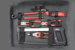 Valise Trolley + 136 Outils SAM OUTILLAGE Fermeture à Clé - CP-136N -Outils Pour La Maison cp 136n 02