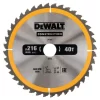 Lame Scie Circulaire Stationnaire 216x30 Mm 40 Dents Construction DEWALT - DT1953 -Outils Pour La Maison dt1953 1