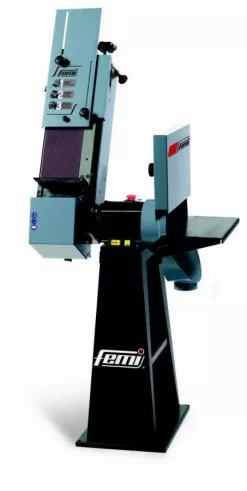 Combi Ponceuse à Bande / Ponceuse à Disque FEMI Avec Socle - Triphasé 1600W Bande 150 X 1750 Mm - 8286232