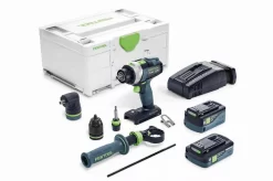 Perceuse-visseuse à Percussion Sans Fil TPC 18/4 5,2/4,0 I-Set SCA Quadrive FESTOOL - 575606 -Outils Pour La Maison fest2655