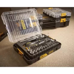 COFFRET DE DOUILLES STAKBOX M - ¼’’ STANLEY JEU DE 48 PCS - FATMAX - FMMT98101-0 -Outils Pour La Maison fmmt98101 0 a10 1