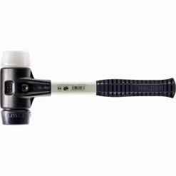 Maillet HALDER SIMPLEX Caoutchouc Chargé / Superplastique Avec Boîtier En Fonte Malléable Renforcée Et Manche En Fibre De Verre - D=30 Mm - 3727.030