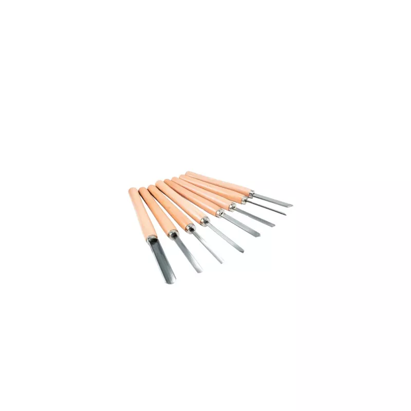 Jeu D'outils De Tournage Scheppach - 8 Pcs - 7902301601 3 Jeu D'outils De Tournage Scheppach - 8 Pcs - 7902301601