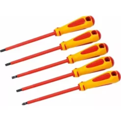 Jeu De 5 Tournevis Fente Et Phillips Isolés 1000V SAM - ZTBPJ5 -Outils Pour La Maison ztb ej5 01